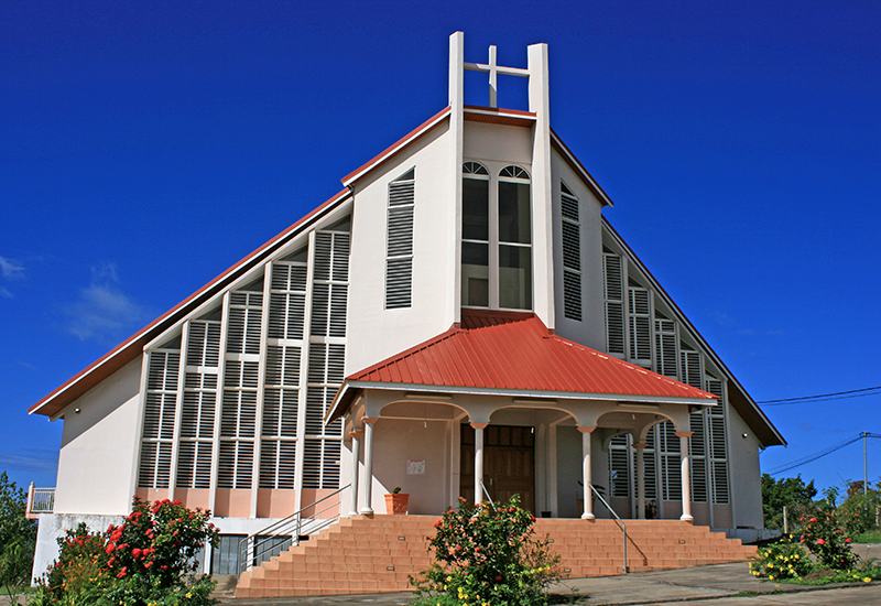 L'église adventiste de Vieux-Habitants